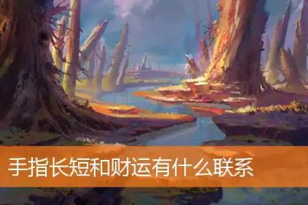 手指长短和财运有什么联系